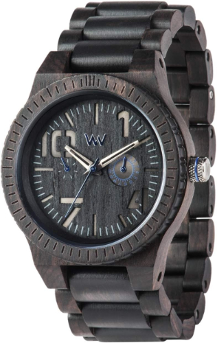 WeWood Oblivio Black Blue Wood Watch 