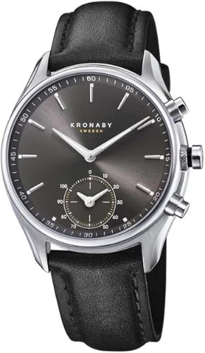 Kronaby sekel Analog Quartz Watch with Leather Bracelet