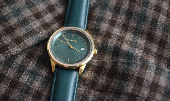 VEJRHOJ A03 Green Automatic from front